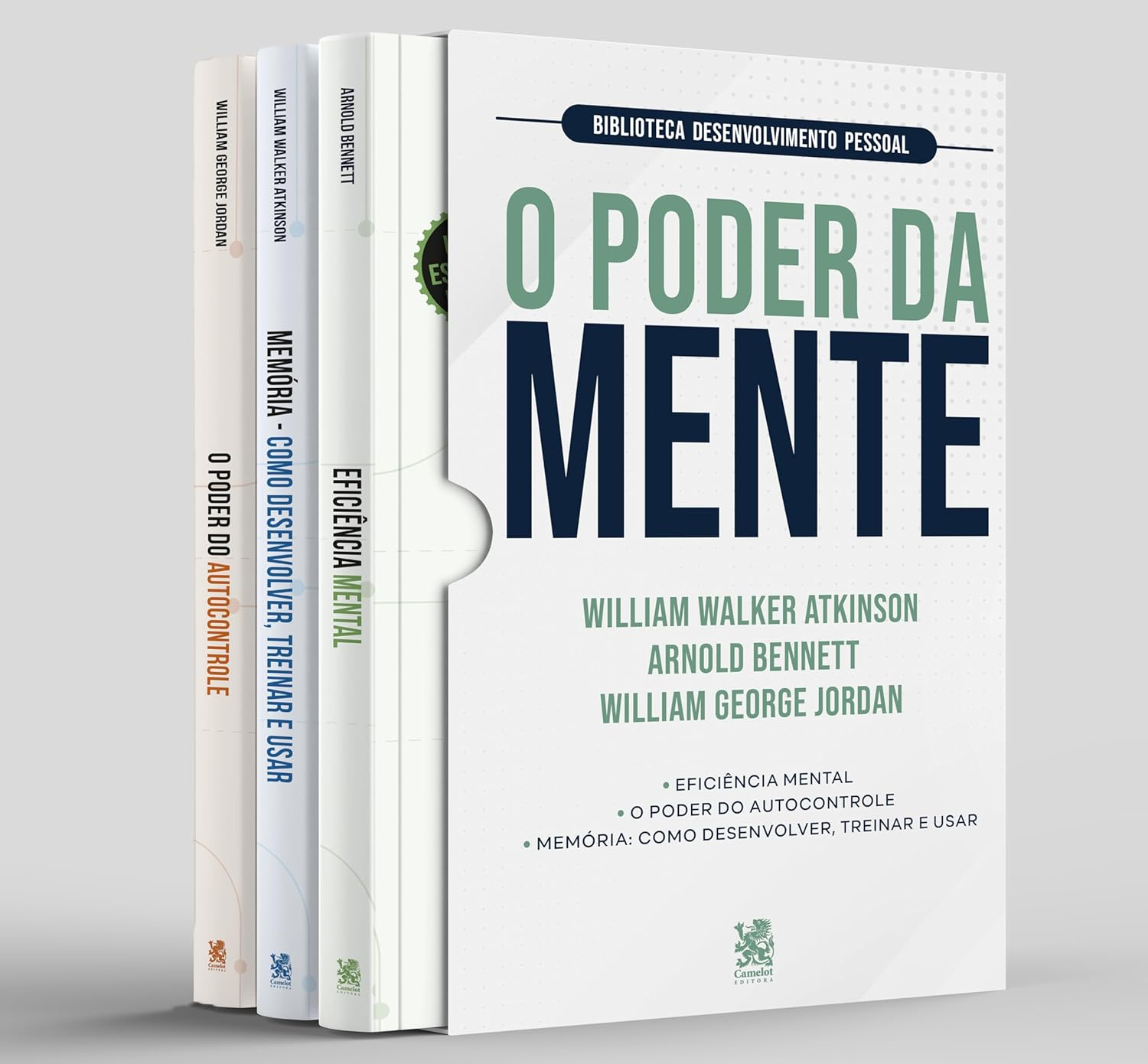 Box O Poder da Mente — coleção com 3 livros físicos